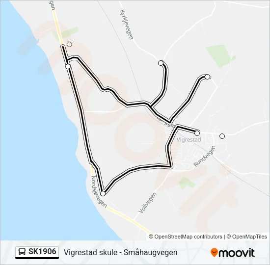 SK1906 Bus Line Map