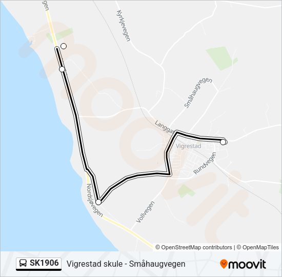 SK1906 Bus Line Map