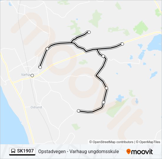 SK1907 Bus Line Map