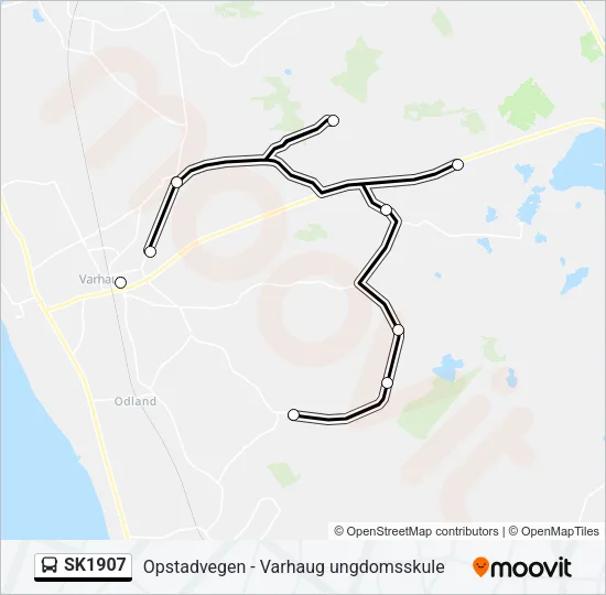 SK1907 Bus Line Map