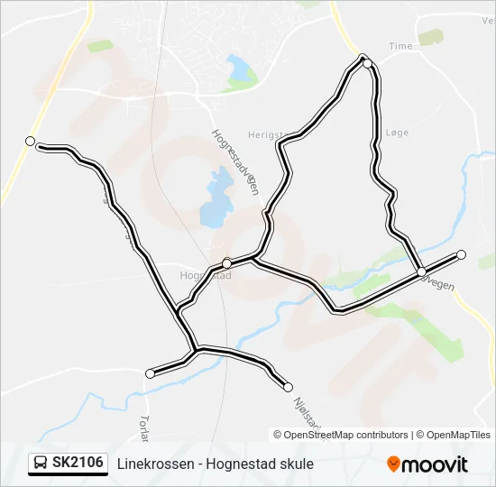 SK2106 Bus Line Map
