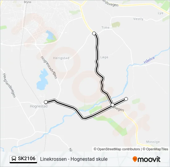 SK2106 Bus Line Map