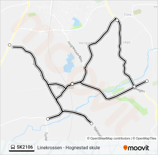 SK2106 Bus Line Map