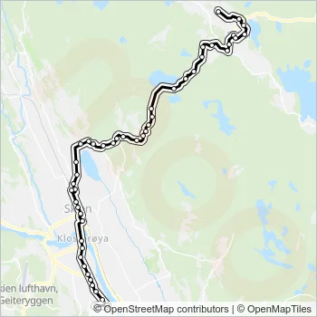 S18 Bus Line Map