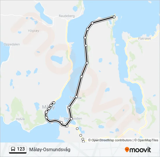 123 Bus Line Map