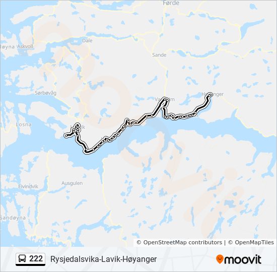 222  Line Map