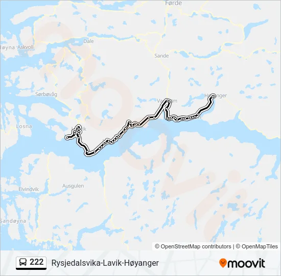222  Line Map