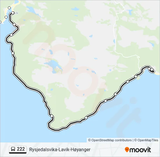 222  Line Map
