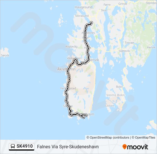 SK4910 bus Line Map