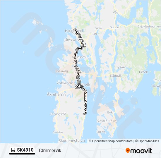 SK4910 bus Line Map