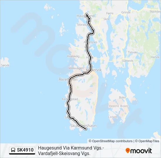 SK4910 Bus Line Map