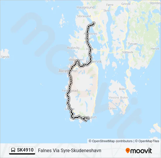 SK4910 Bus Line Map