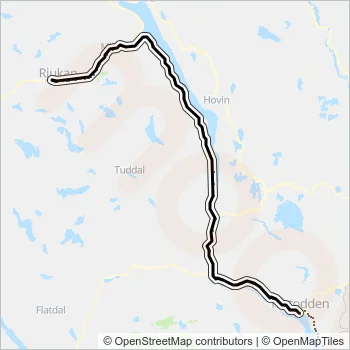 185 Bus Line Map
