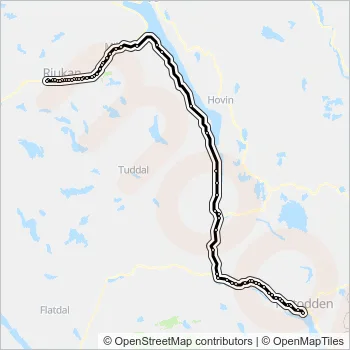 185 Bus Line Map