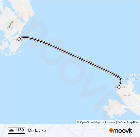 1130 ferry Line Map