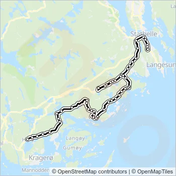 461 Bus Line Map