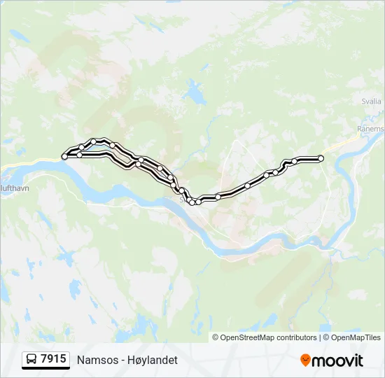 7915 Bus Line Map