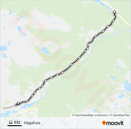 332 Bus Line Map