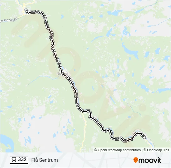 332 Bus Line Map