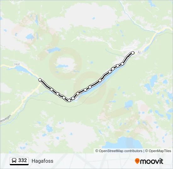332 Bus Line Map