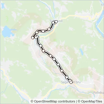 511 Bus Line Map
