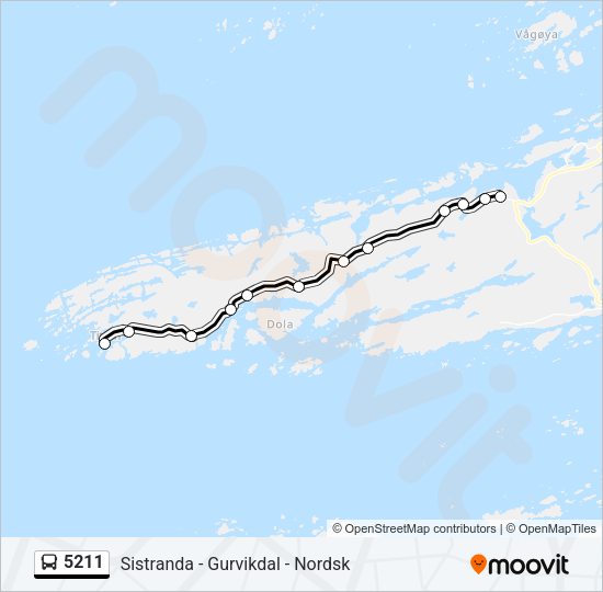 5211 Bus Line Map