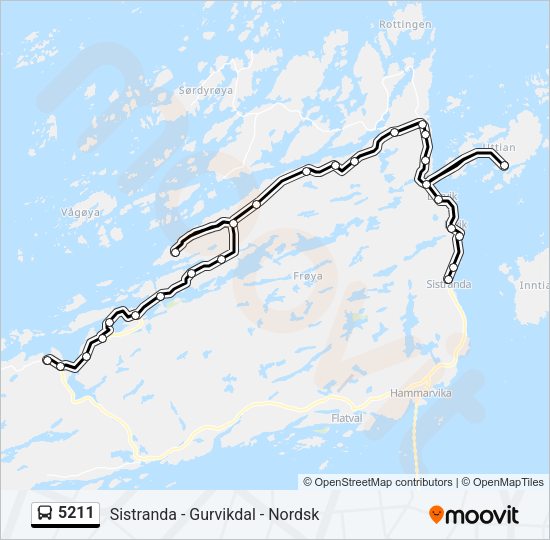 5211 Bus Line Map