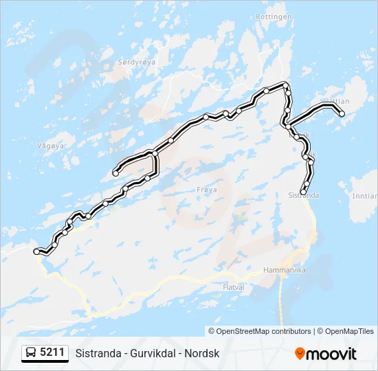 5211 Bus Line Map