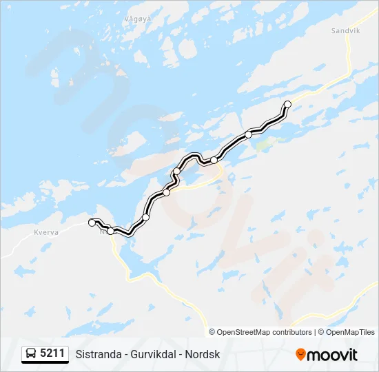 5211 Bus Line Map