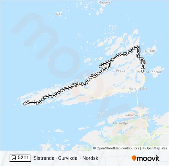 5211 Bus Line Map