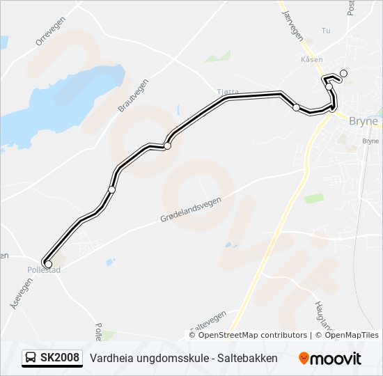 SK2008 bus Line Map