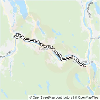 717 Bus Line Map