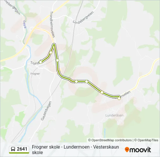 2641 Bus Line Map