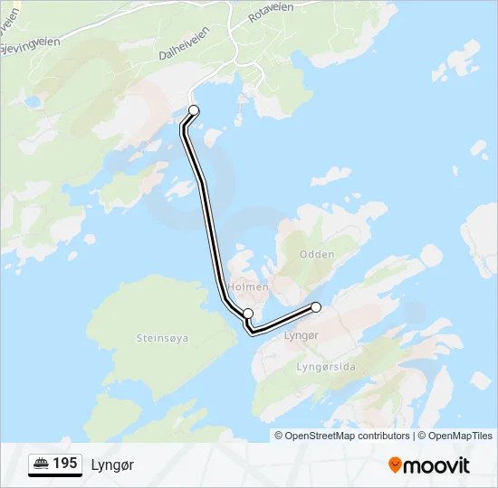 195 Ferry Line Map