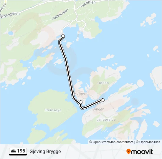 195 Ferry Line Map
