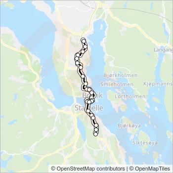 S8 Bus Line Map