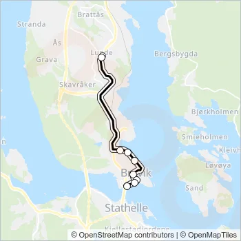 S8 Bus Line Map