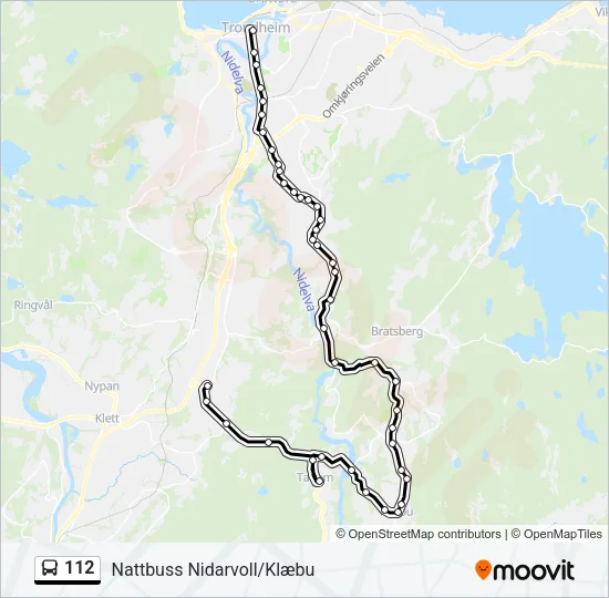 112 Bus Line Map