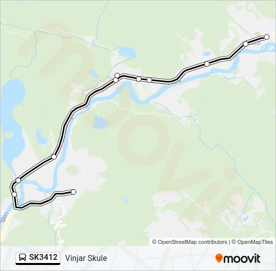 SK3412 Bus Line Map
