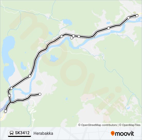 SK3412 Bus Line Map