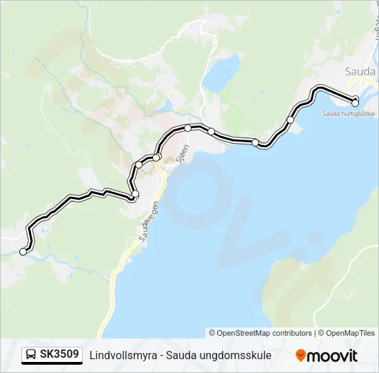 SK3509 Bus Line Map