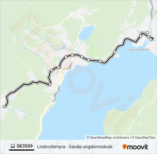 SK3509 Bus Line Map