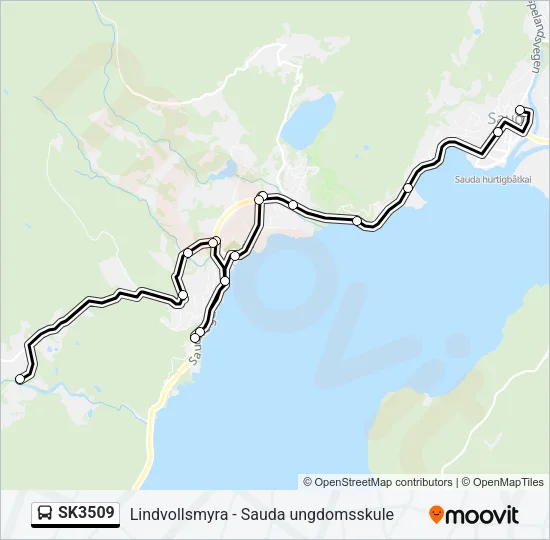 SK3509 Bus Line Map