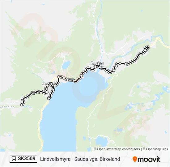 SK3509 Bus Line Map