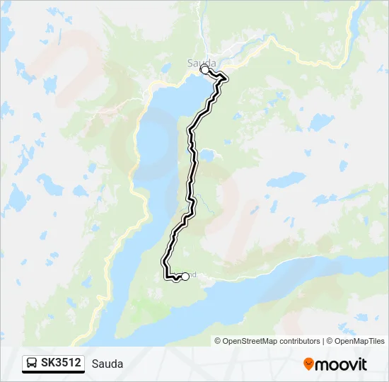 SK3512 Bus Line Map
