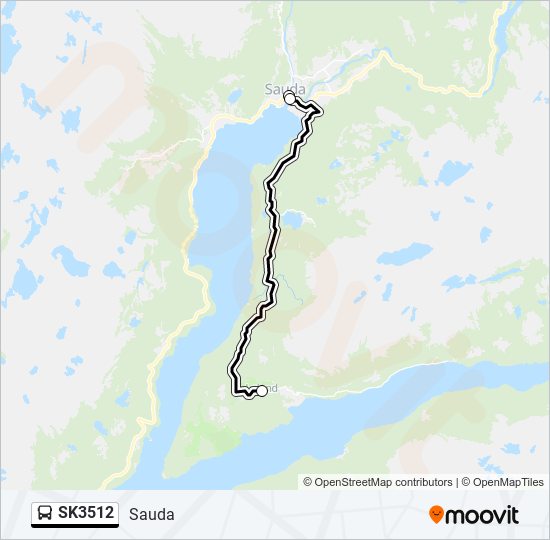 SK3512 bus Line Map