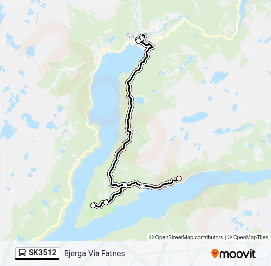 SK3512 Bus Line Map