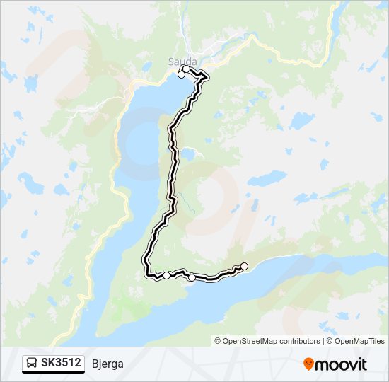 SK3512 Bus Line Map