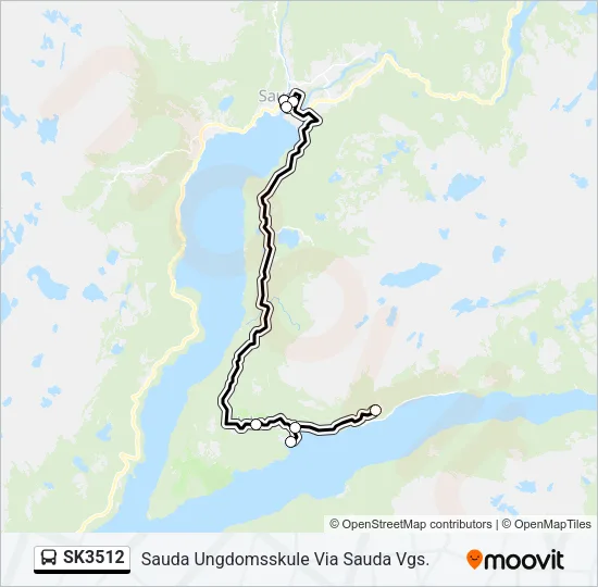 SK3512 Bus Line Map