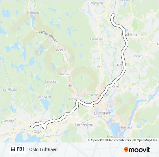 FB1 Bus Line Map